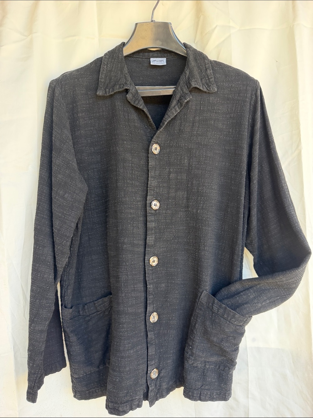 CP Shades Women's Charcoal Button-Front Lightweight Jacket